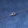 Ross-Simons Sterling Silver Byzantine Open Circle Pendant Necklace - 3 of 4