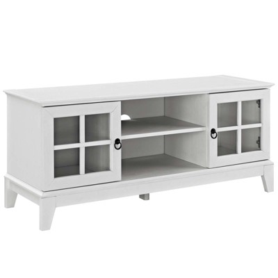 Isle TV Stand for TVs up to 47" White - Modway