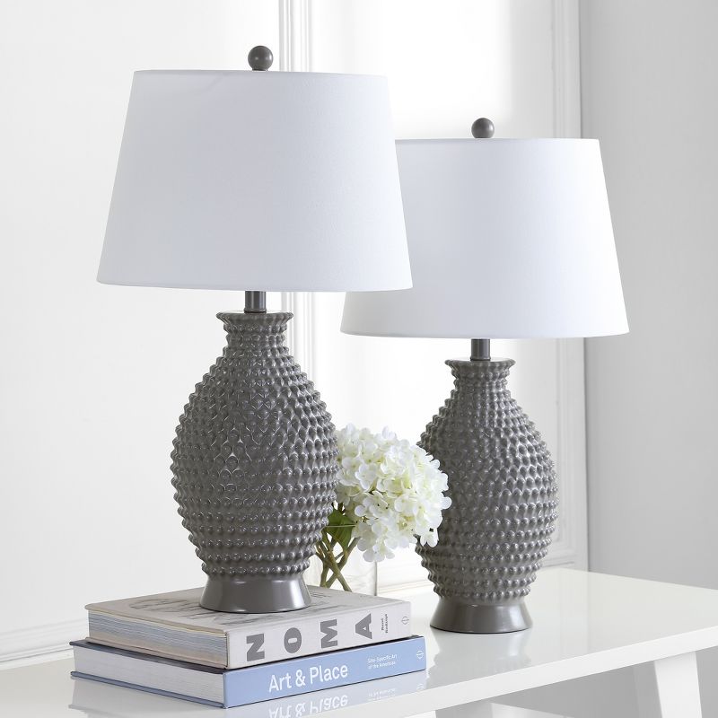 Rosten Table Lamp (Set of 2) - Grey - Safavieh., 2 of 5