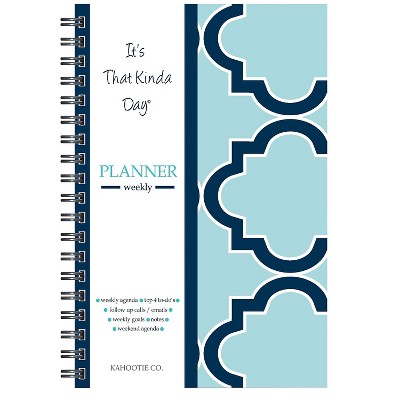 Kahootie Co. Kahootie Co Weekly Planner 6" x 9" Teal (ITKWT)