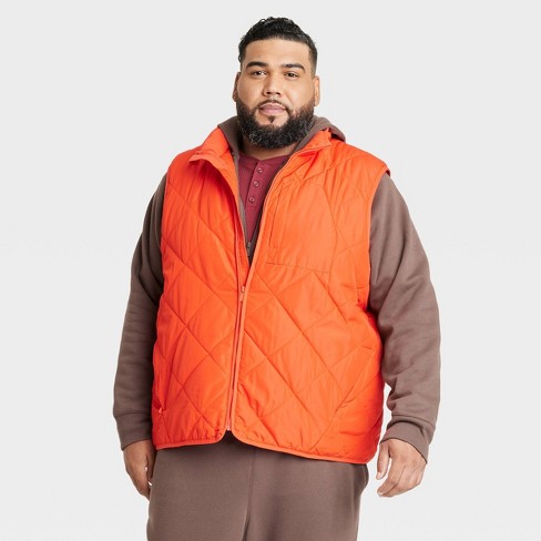 Mens puffer sales vest target