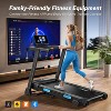 MERACH T12B2 Foldable Treadmill Incline 7.5MPH Quiet Treadmills Double Deck Technology Heart Rate Monitoring 6%Manual or 15%Auto Incline - 2 of 4