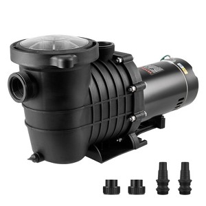 VEVOR Above Ground Pool Pump, 2 HP, 110 GPM Max Flow Single Speed Swimming Pool Pump, 110V/240V 3450 RPM 59 ft Max Head Pool Pump - 1 of 4