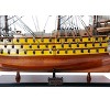 HMS Victory Model Ship & Hat Combo – 36" Museum-Quality Wooden Replica By Old Modern Handicrafts - 3 of 4
