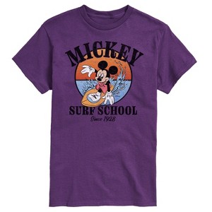Men's - Disney - Mickey Surf School Short Sleeve Graphic T-Shirt - 1 of 4