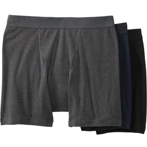 KingSize Men's Big & Tall Cotton Mid-Length Briefs 3-Pack - 1 of 4