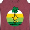 Women's - Peanuts - Woodstock Shamrock Graphic Racerback Tank - 2 of 4