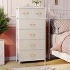 Crestlive Products 6-drawer Vertical Dresser Storage Tower with Sturdy Steel Frame, Wood Top, Easy Pull Fabric Bins - 2 of 4