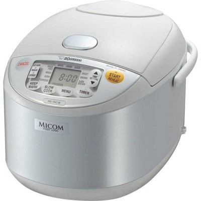 Zojirushi Umami Micom 10-Cup Rice Cooker & Warmer - Pearl White