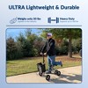 KneeRover ULTRA Knee Walker - Lightweight Economy Steerable Knee Scooter in Platinum Gray - 4 of 4