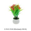 Unique Bargains Artificial Plants Style Narcissus Plastic 3.15"x3.15"x6.30" 1 Pcs - 3 of 4