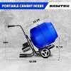 SILVEL 5.3 Cu Ft Electric Concrete Mixer 750W 1HP Portable Cement Mixer with Wheels for Mortar Stucco Feed - 2 of 4