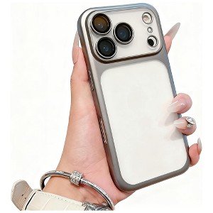 HTUTWOO for iPhone 17/Air/Pro/Max Frosted Transparent Matte Case, Full Lens Protection Phone Cover, Shockproof Slim Fit - 1 of 4