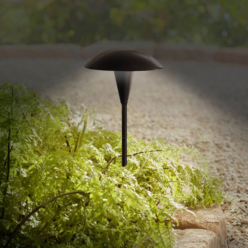 John Timberland Mushroom Bronze 10-Piece Outdoor LED Landscape Lighting Set, 5 of 8