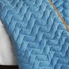 Slickblue 3 PC Full/Queen Quilt Set, Handmade Vermicelli Quilted, Soft TC Fabric, 6 Unique Designs, Bedding - 2 of 4