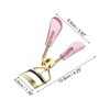 Unique Bargains 1 Pcs Women Convenient Eyelash Curler for Travel Rose Red - 2 of 3