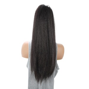 Unique Bargains Women's Fluffy Afro Long Hair Hair Extensions High Temperature Fiber 22IN 1 Pc - 1 of 4
