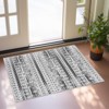 Modern Geometric Area Rug for Living Room, Plush & Soft Faux Wool,Machine Washable Non-Slip Large Carpet for Living Room, Bedroom - 3 of 4