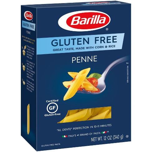 pasta gluten barilla penne 12oz target walmart