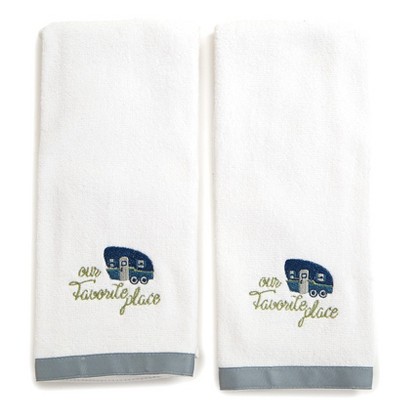 The Lakeside Collection Our Favorite Place is Together Bath Collection - Hand Towels 2 Pieces
