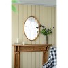 Okak Farmhouse Various Shapes Decorative Wall Mirror for Entryway,Bathroom,Solid Wood Home Decor Vanity Mirror for Bedroom - 3 of 4