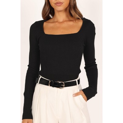 Petal and Pup Womens Shani Ribbed Knit Top