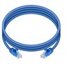 Monoprice Cat6 Ethernet Patch Cable - 7 Feet - Blue | Network Internet Cord - RJ45, Stranded, 550Mhz, UTP, Pure Bare Copper Wire, 24AWG - Flexboot - 4 of 4