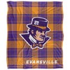 University Of Evansville Campus Plaid Spirit Silky Touch Super Soft Throw Blanket 50x60 - 2 of 4
