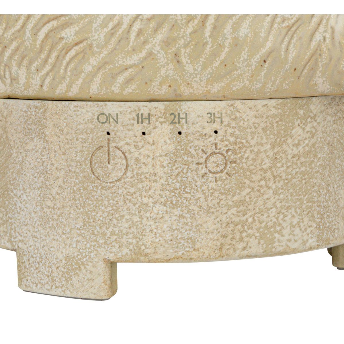 Storied Home Stoneware Rabbit Oil Diffuser with Timer, Cream - thumbnail 6