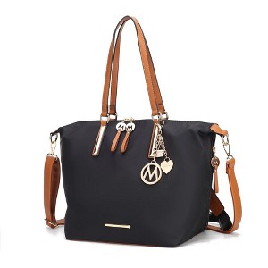 MKF Collection Layla Solid Tote Bag Convertible Backpack by Mia k - 1 of 4
