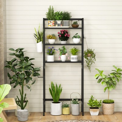 Black Metal 3-Tier Over-the-Toilet Bathroom Organizer