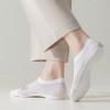 Anna-Kaci Men's No-Show Mesh Socks with Non-Slip Silicone Heel Grip and Breathable Low-Cut Design 3-Pack - 2 of 4