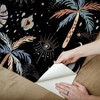 RoomMates Nuit Tropicale Black Peel and Stick 1pc Wallpaper - image 2 of 4