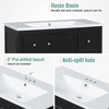 ChicFurnit 36 Inch Bathroom Vanity with Sink Bathroom Storage Cabinet Ceramic Sink with 4 Drawers and Door for Bathroom, 18"*36"*33.87" - 4 of 4