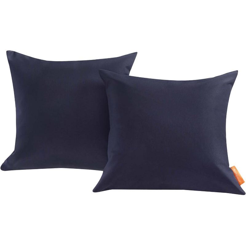 Modway Convene Two Piece Outdoor Patio Pillow Set - Navy, 1 of 2