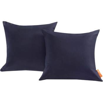 Modway Convene Two Piece Outdoor Patio Pillow Set - Navy
