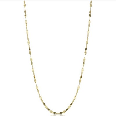 Pompeii3 14k Yellow Gold 1.9-mm Mirror Flat Link Chain (18 inches)