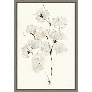 Amanti Art Summer Cotton IV by Chris Paschke Canvas Wall Art Print Framed 16 x 23-in. - 1 of 4