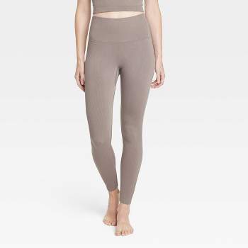 Women's Effortless Support High-rise 7/8 Leggings - All In Motion™ Taupe L  : Target