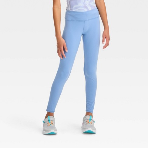 Girls' Fashion Leggings - All In Motion™ Slate Blue M