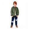 Deux par Deux Boy Quilted Mid-Season Jacket Khaki - 2 of 4