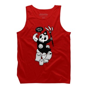 Men's Design By Humans Super Duper Necromancer By obinsun Tank Top - 1 of 3