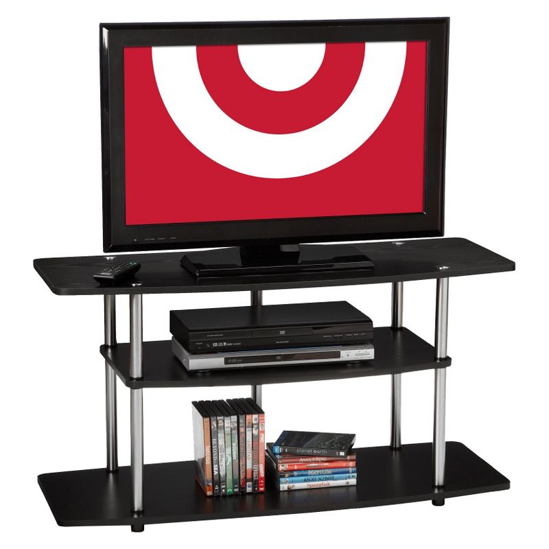 Designs2Go 3 Tier Wide TV Stand for TVs up to 43" - Breighton Home, 4 of 10