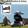 Rollator Walkers for Seniors with Seat, No Assembly Foldable 8" Non-Slip Big Wheels All Terrain Lightweight Durable Rolling Walker with Backrest - 3 of 4