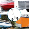 Naysaye Wagons Trailer Dolly Pneumatic Tires Tongue Weight Capacity for Garage and Outdoor Use, Gray, 47.6"*25.6"*15.6" - 4 of 4