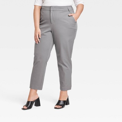 grey trousers women