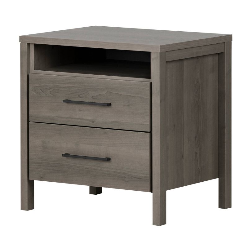Gravity 2 Drawer Nightstand - South Shore, 1 of 12