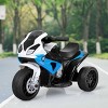 Infans Kids Ride On Motorcycle BMW Licensed 6V Electric 3 Wheels Bicycle w/ Music&Light - 4 of 4