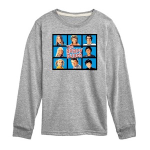 Boys' - The Brady Bunch - Classic Hollywood Squares Long Sleeve Graphic T-Shirt - 1 of 4