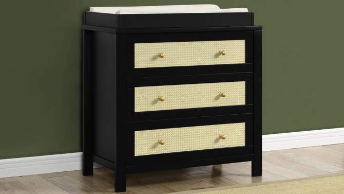 Simmons Kids' Theo 3 Drawer Dresser with Changing Top - Greenguard Gold Certified, 2 of 16, play video